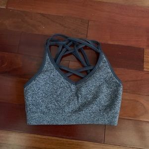 Reebok grey sports bra